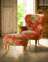 Armchair Mia Laura Blom, red